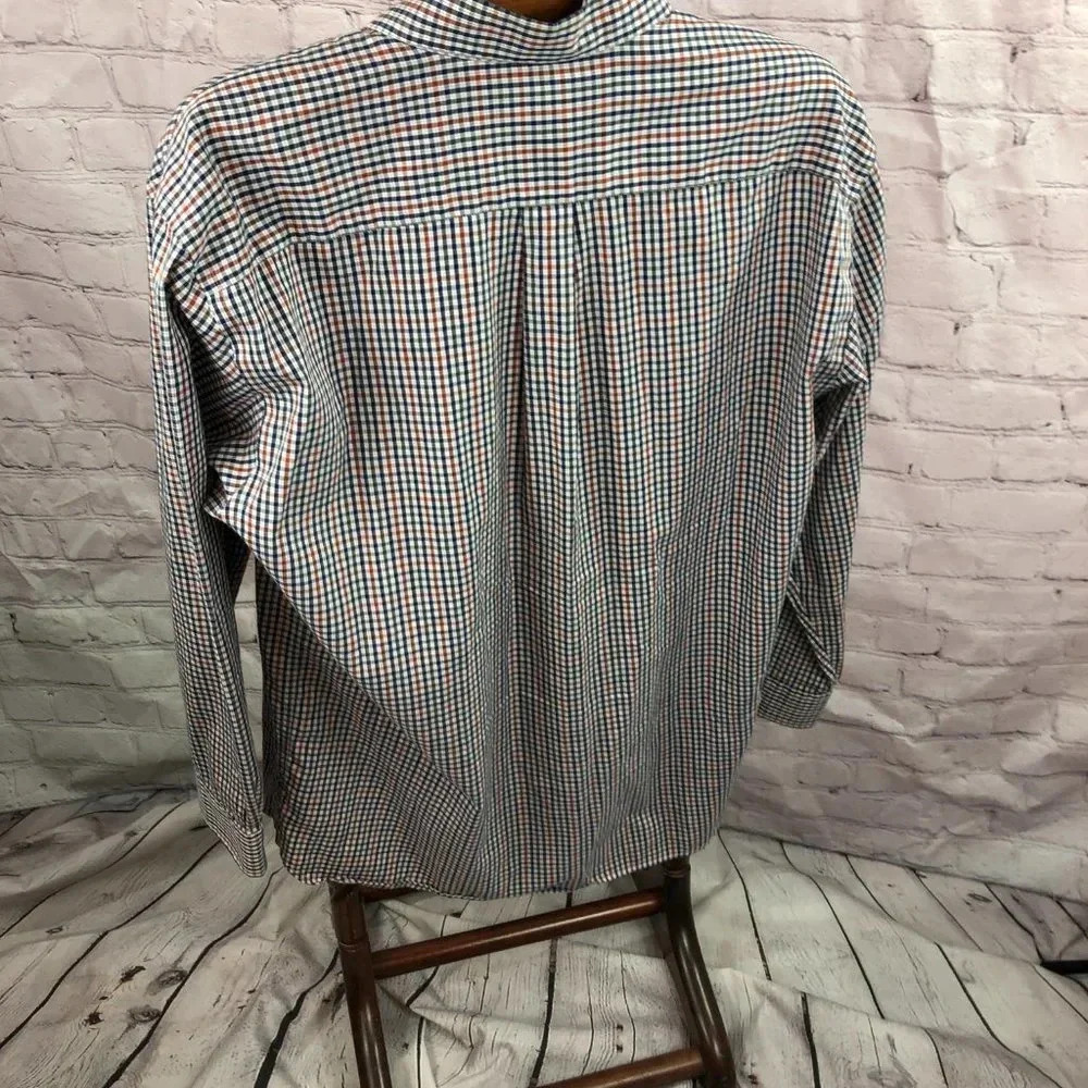 daniel cremieux signature collection men's button front shirt sz large - Picture 4 of 4